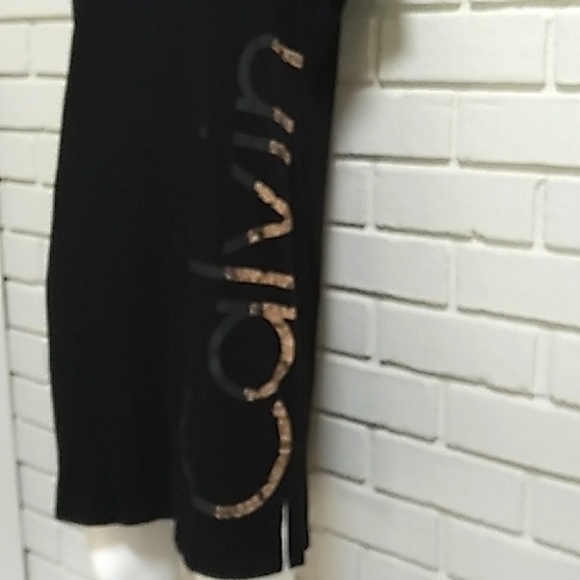 Calvin Klein Short Sleeve Lounge Dress. Size S/M NWOT - Picture 2 of 8
